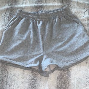 Meshki TAHLIA Loopback Shorts - Grey Marle